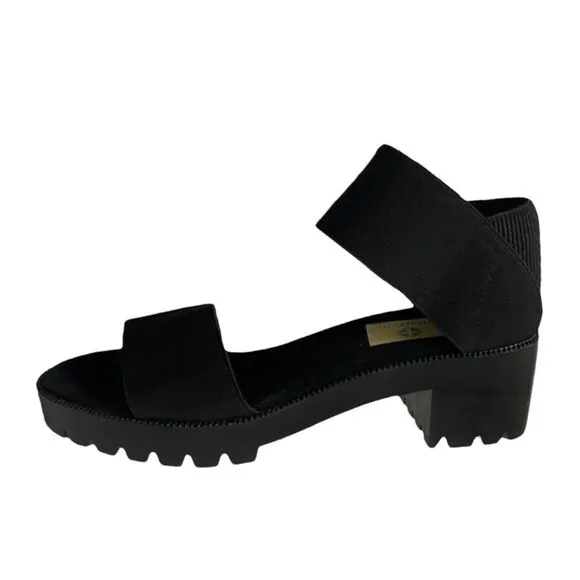 CHARLESTON SHOE CO. Original Monterey Sandal. Black insoles, black straps. Sz 10