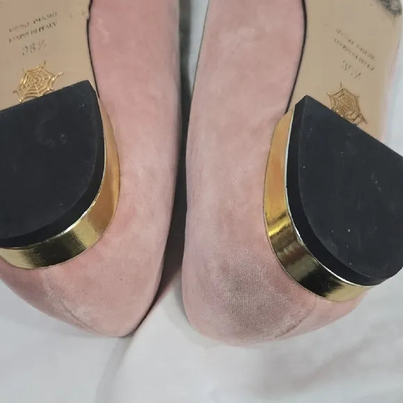 Charlotte Olympia Pink Cat Face Ballet Flats