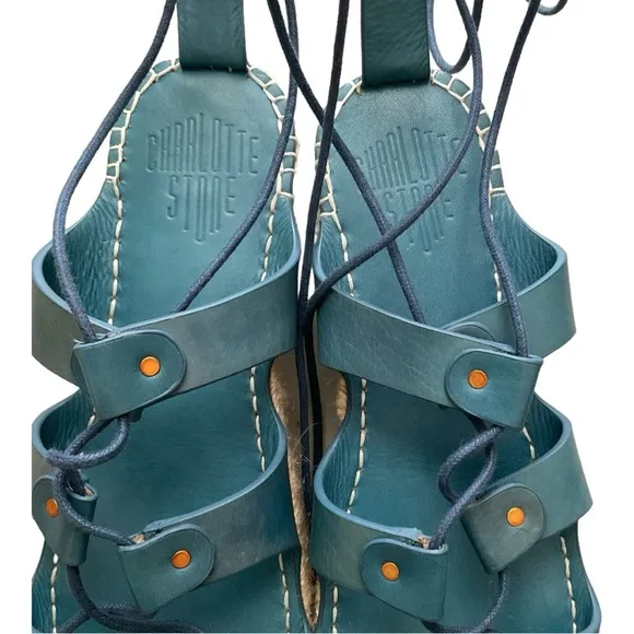 Charlotte Stone Joni Sandals Size 8