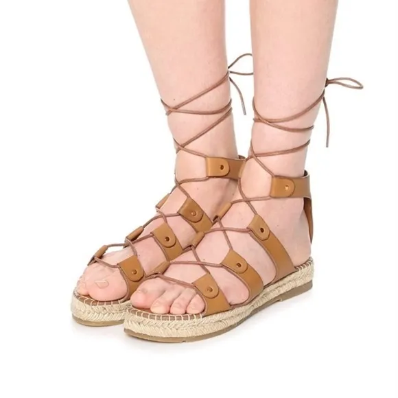 Charlotte Stone Joni Sandals Size 8
