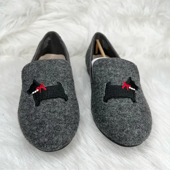 Charter Club Purcie Scotty Loafer Flats Grey Size 8M