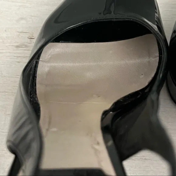 Christian Dior Patent Leather Slingback Pumps SIze 36.5/6.5