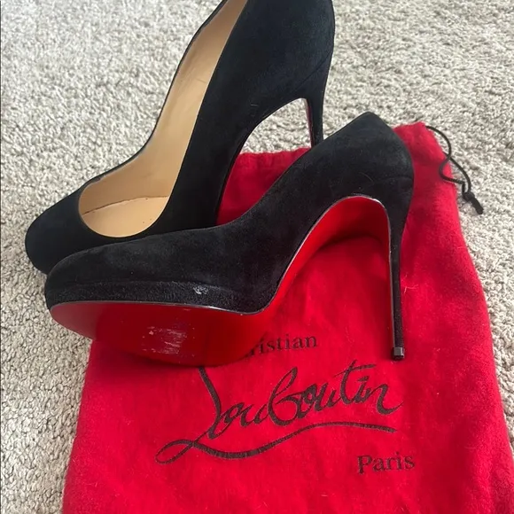 Christian Louboutin Black Heels Classic Stiletto Pumps
