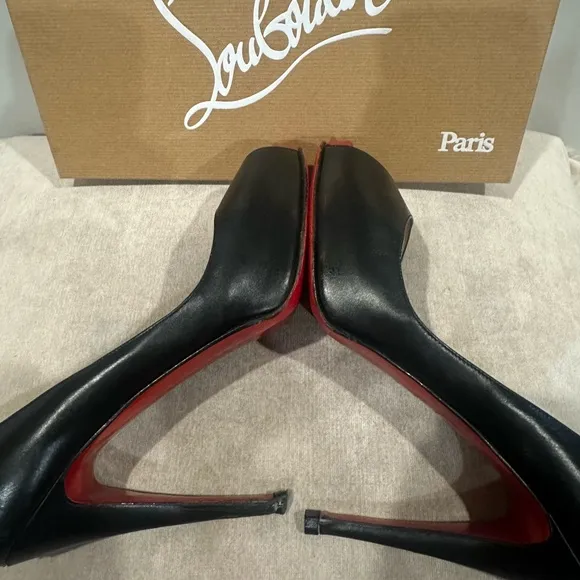 Christian Louboutin Peep-Toe Heels