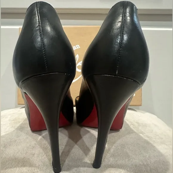 Christian Louboutin Peep-Toe Heels