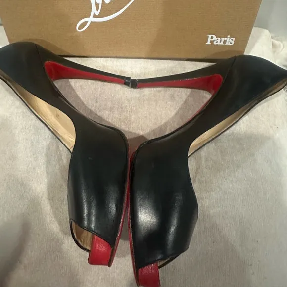 Christian Louboutin Peep-Toe Heels