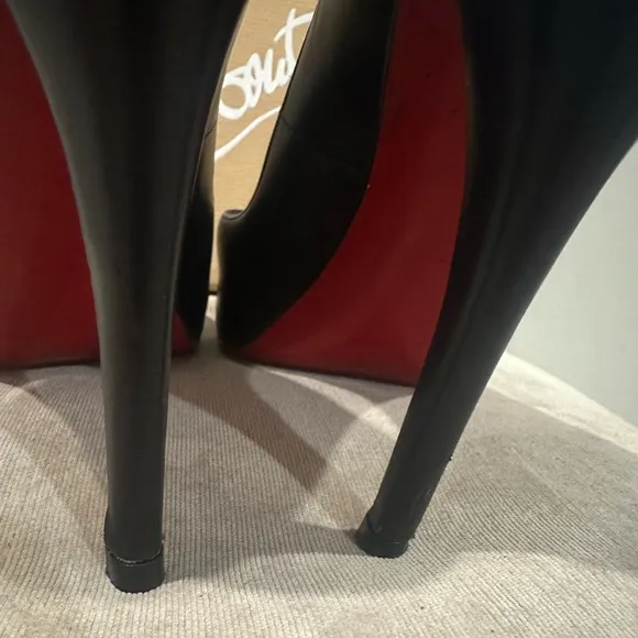 Christian Louboutin Peep-Toe Heels