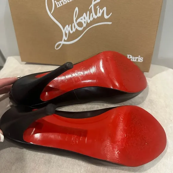 Christian Louboutin Peep-Toe Heels