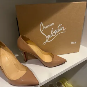 Christian Louboutin Tan Stiletto Heels