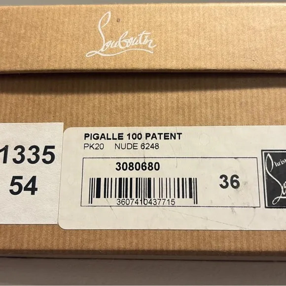 Christian Louboutin Tan Stiletto Heels