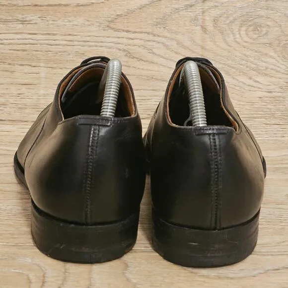 Church’s Black Leather Oxford Derby Dress Shoes Mens Size 9 England Custom Grade