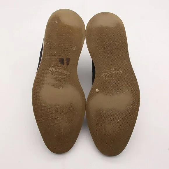 Church’s Hirst 2 Men's Size UK 8 F Blue Navy Suede Cap toe  Oxford Dress Shoes