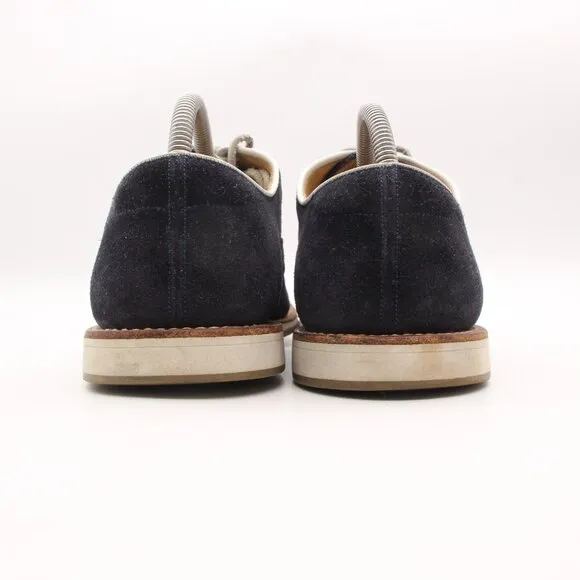 Church’s Hirst 2 Men's Size UK 8 F Blue Navy Suede Cap toe  Oxford Dress Shoes