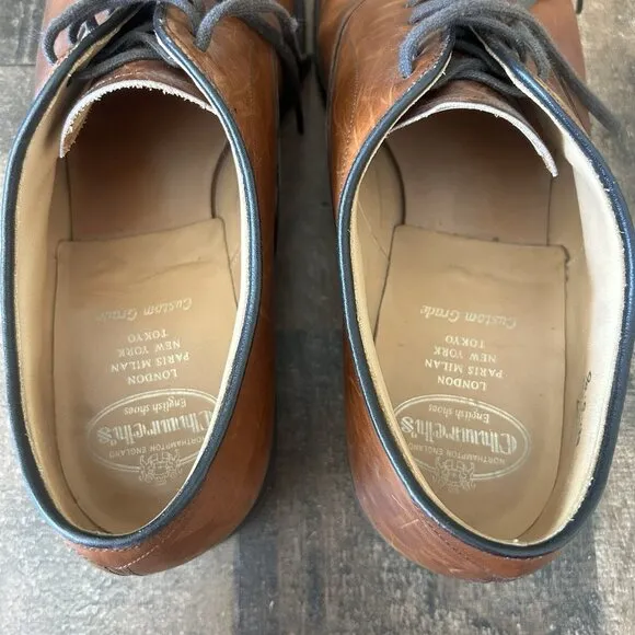 Church's Lanark Bown Leather Oxford Dress Shoes Mens UK 9G US 10
