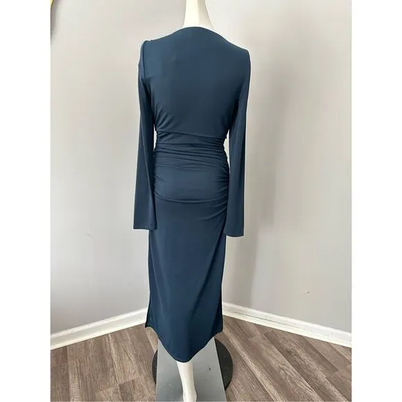 Cinq à Sept Brenna Jersey Tie Midi-Dress