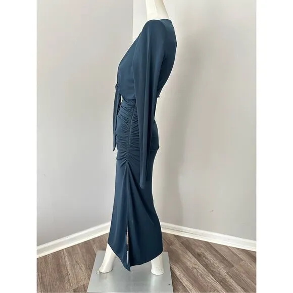 Cinq à Sept Brenna Jersey Tie Midi-Dress