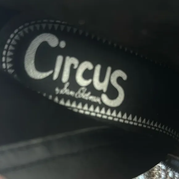 Circus By Sam Edelman Black Ankle Boots with Chunky Heel Size 7