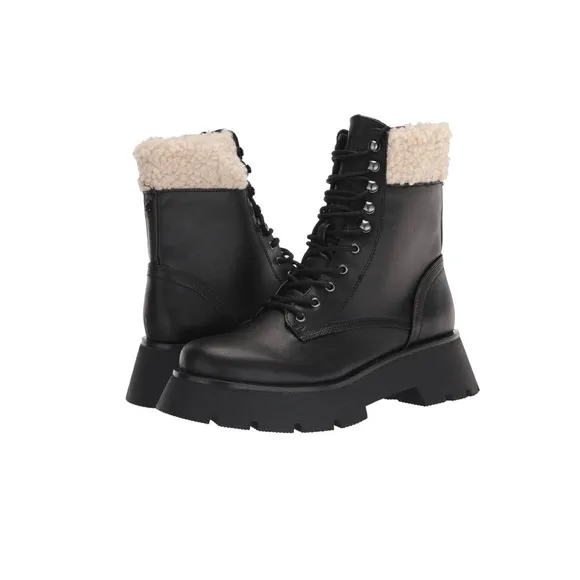 Circus by Sam Edelman Larsa Combat Black Women’s Boots Size 7.5 NEW