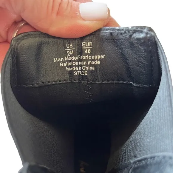 Circus NY Stace High Boot Black Size 9 Platform Block Heel Round Toe