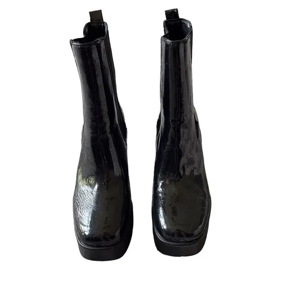 Circus NY Stace High Boot Black Size 9 Platform Block Heel Round Toe