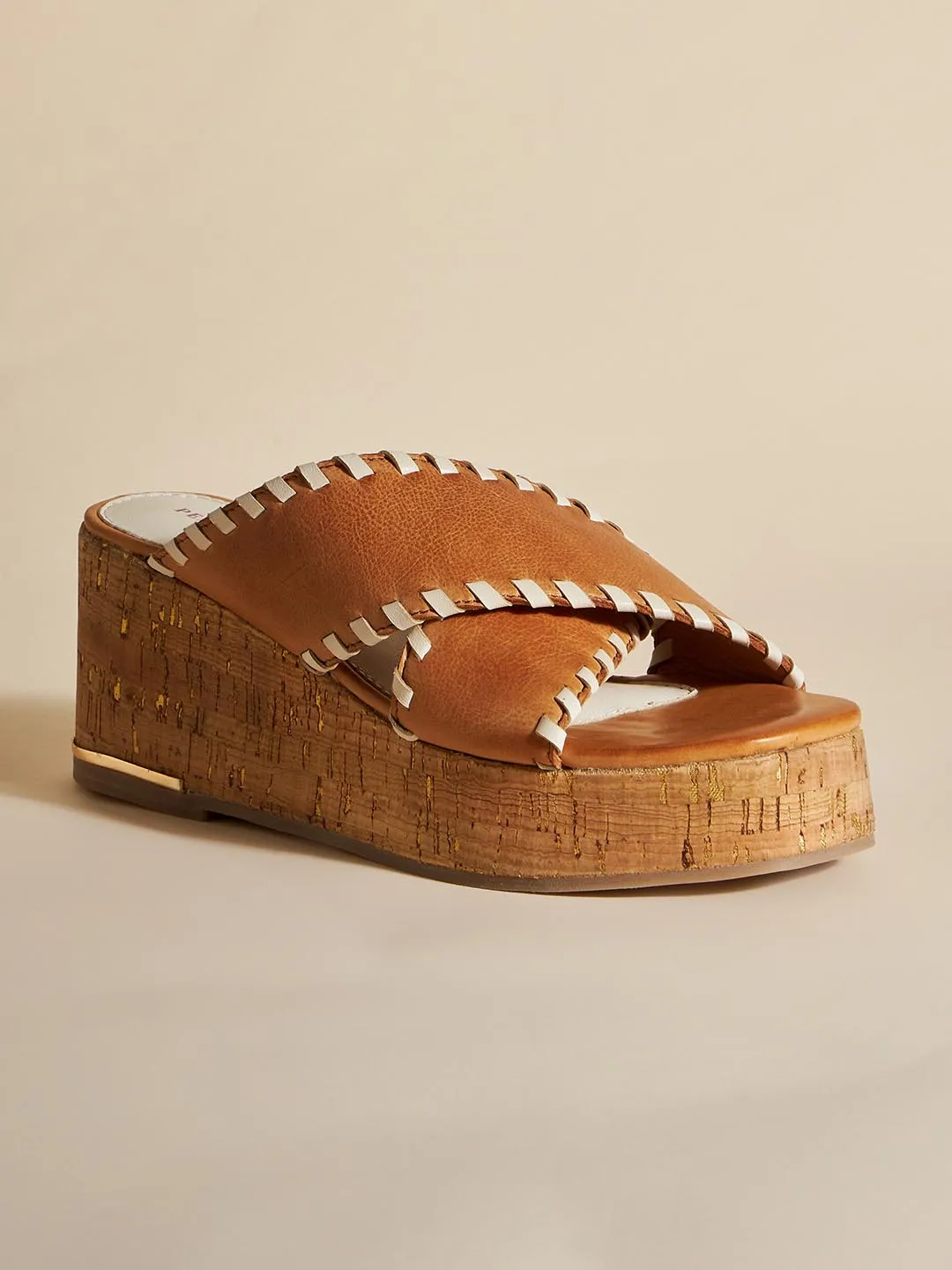 Clarisse Leather Wedge