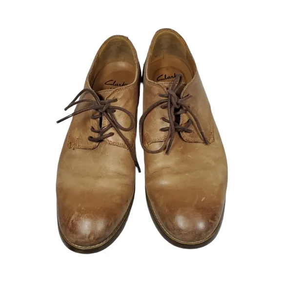 Clarks leather Oxford men's dress shoes