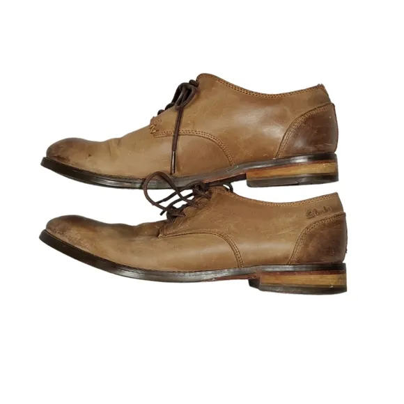 Clarks leather Oxford men's dress shoes