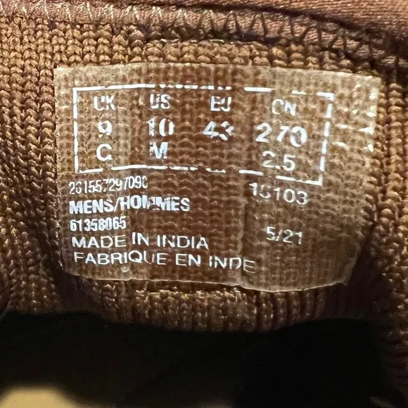 Clarks Mens Brantin Wing Brown Leather Casual Oxford Sneaker Shoes Sz 10 M