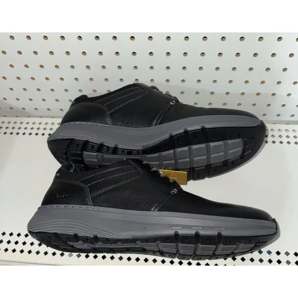 Clarks Motion Trek PT Mens Leather Casual Lace Up Sneakers Shoes Size 11 Black