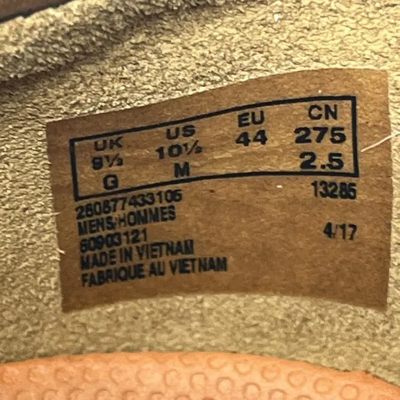 Clarks Unstructured Loafer Shoes Men Size 10.5 Brown Leather Unsheridan Comfort