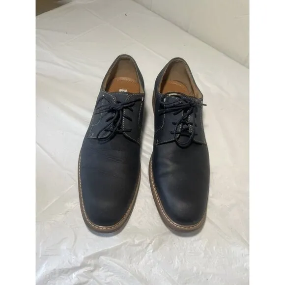Clarks Williem Nubuck leather Men’s Dress Shoes Blue Size 9.5 M