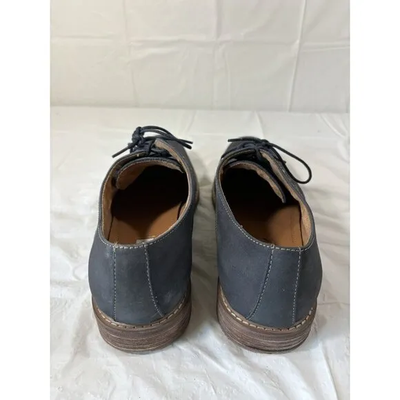 Clarks Williem Nubuck leather Men’s Dress Shoes Blue Size 9.5 M