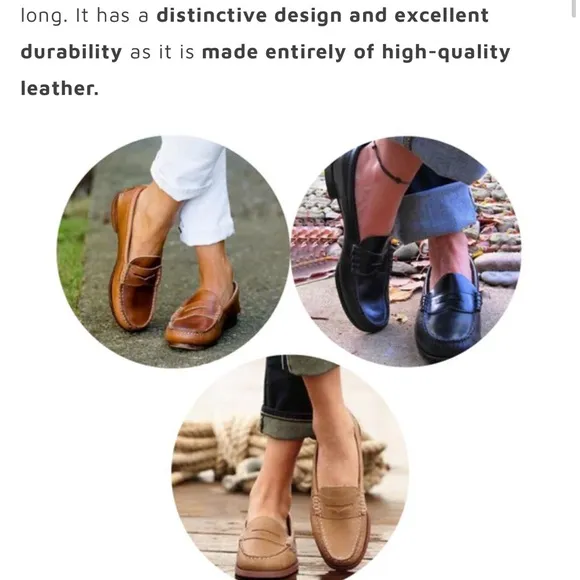 Classic Brown Leather Loafers