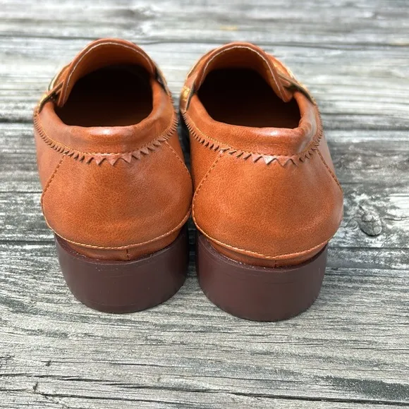 Classic Brown Leather Loafers