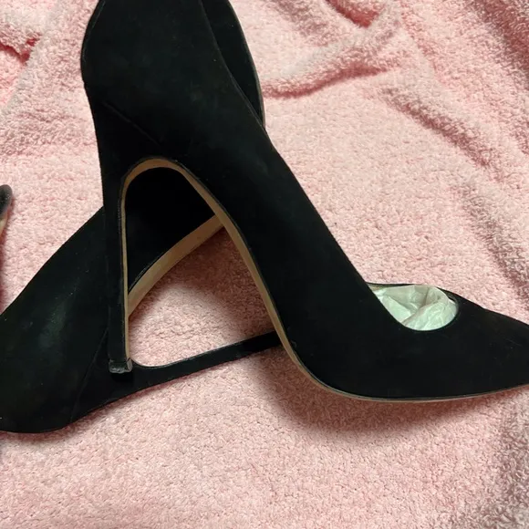Classic sexy - Manolo Blahnik Stiletto BB 105 suede Heel Pumps VGUC 39 black