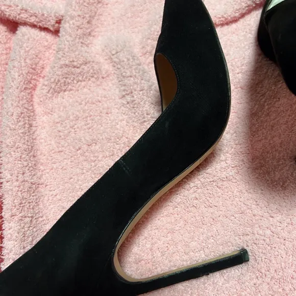 Classic sexy - Manolo Blahnik Stiletto BB 105 suede Heel Pumps VGUC 39 black