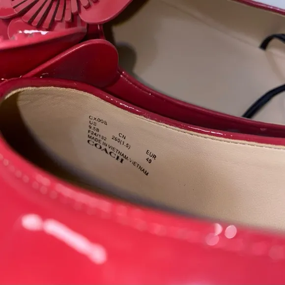 Coach ELAINA BALLET size 9.5 woman shoes New in box