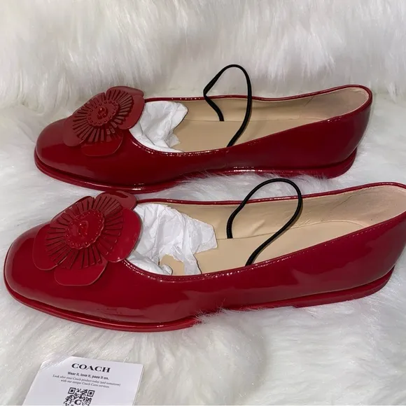 Coach ELAINA BALLET size 9.5 woman shoes New in box