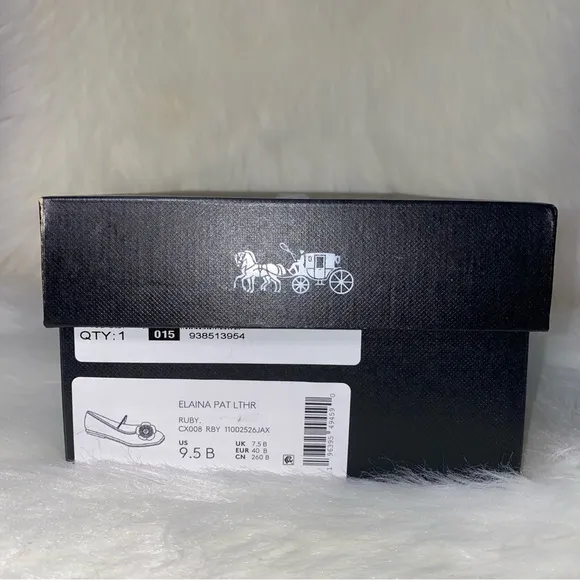Coach ELAINA BALLET size 9.5 woman shoes New in box