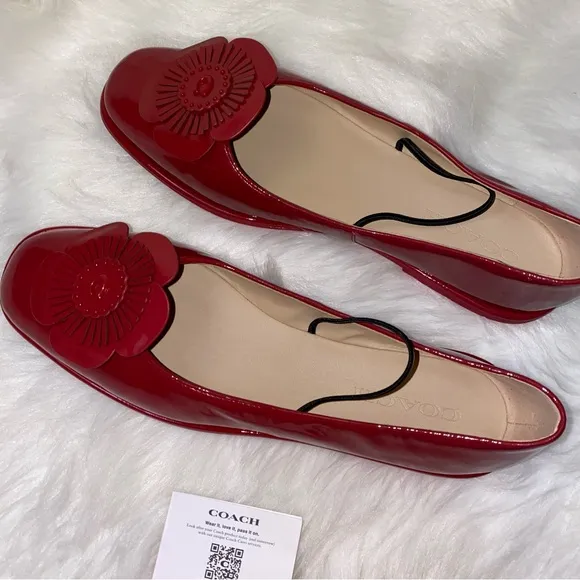 Coach ELAINA BALLET size 9.5 woman shoes New in box