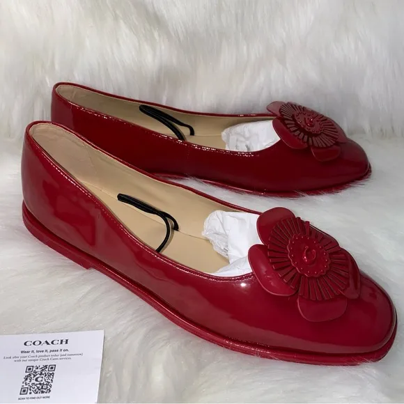 Coach ELAINA BALLET size 9.5 woman shoes New in box