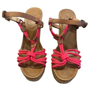 COACH Georgina Cork Platform Sandals Size 5.5​​​​​
