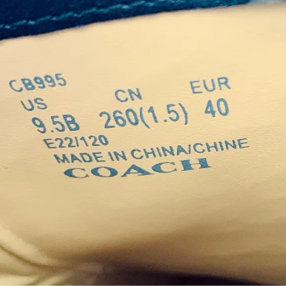 Coach Lacey Black Leather Boots Booties New Size 9.5
