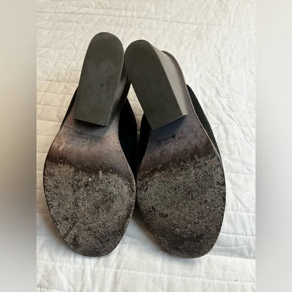 Coclico Aneme black wedge block sandal