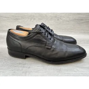 Cole Haan Air Jackson Oxford Men  Black Leather Lace Up Split Toe Dress Shoe 10