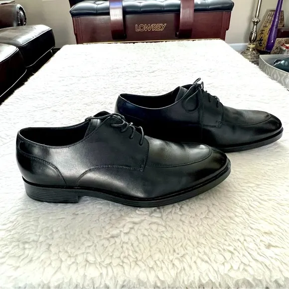 Cole Haan Black Leather Lace Up/Oxford Dress Shoes Size 10 M