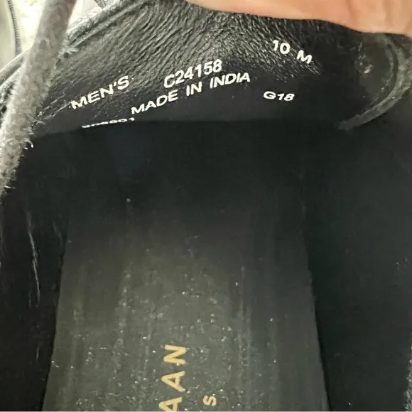 Cole Haan Black Leather Lace Up/Oxford Dress Shoes Size 10 M