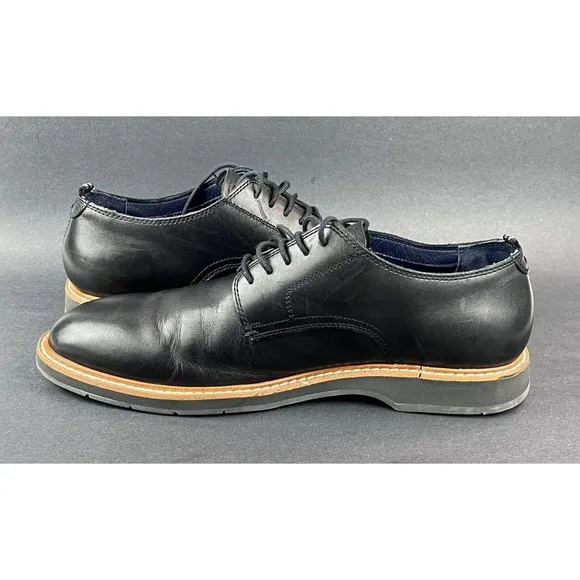 Cole Haan C31445 Mens 10.5M Black Morris Grand OS Leather Oxford Dress Shoes