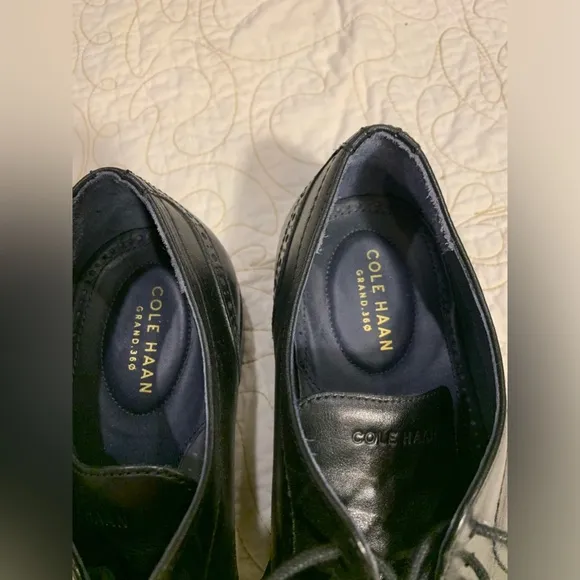 COLE HAAN C31565 Modern Essentials Black OXFORD‎ WINGTIP Dress Shoes 10M NWOB