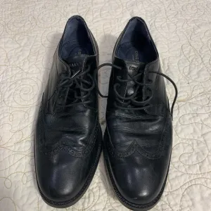 COLE HAAN C31565 Modern Essentials Black OXFORD‎ WINGTIP Dress Shoes 10M NWOB